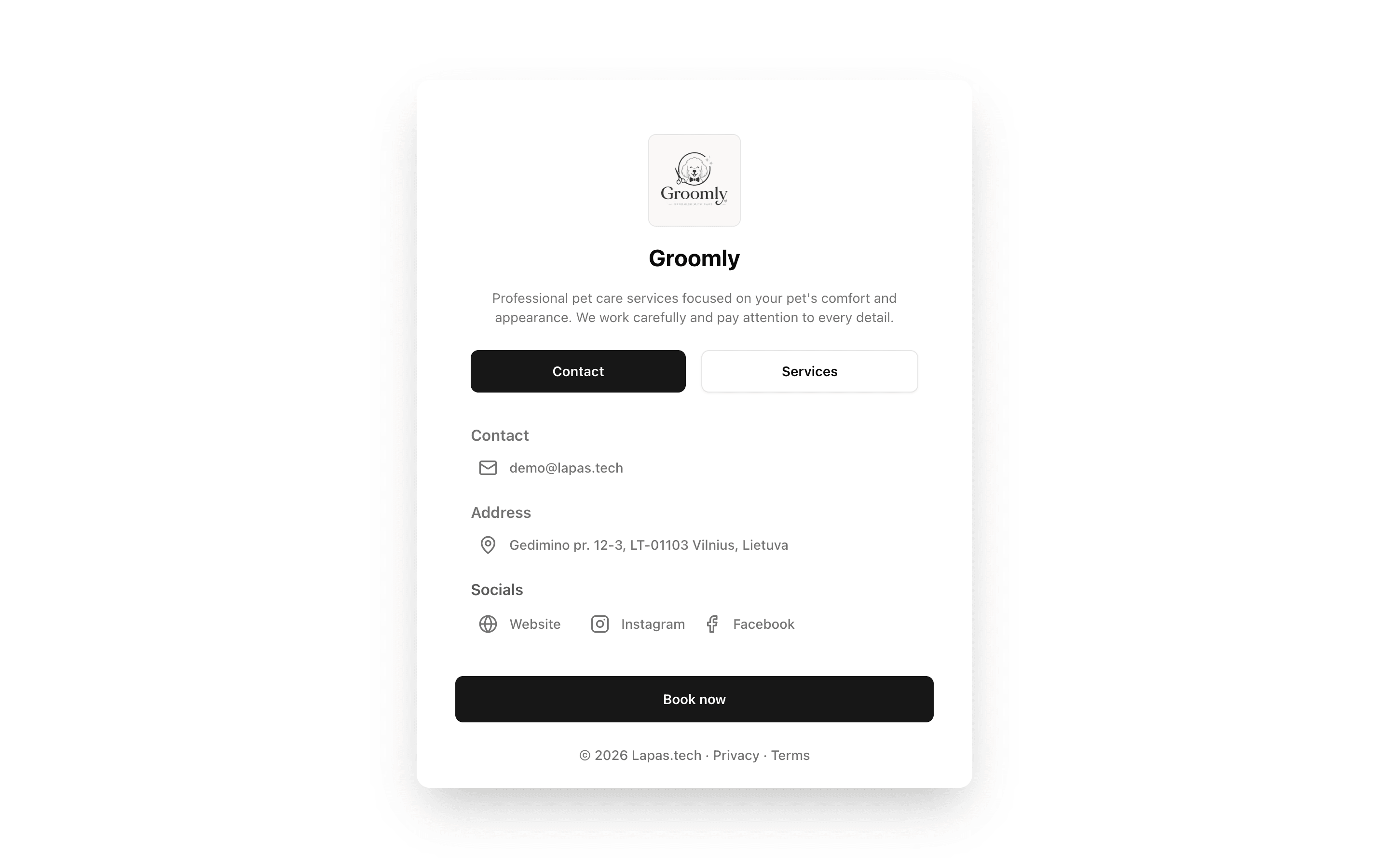 Business card